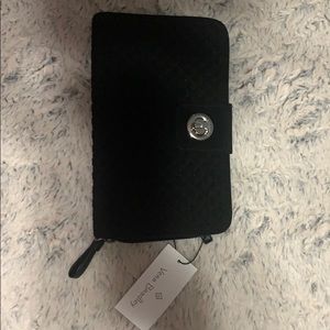 Vera Bradley Iconic RFID Turnlock Wallet Black